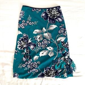 New Vivienne Tam Size 1  3D Floral Appliqué Skirt